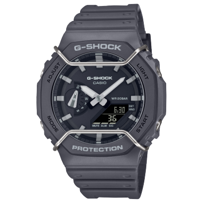 GA-2100PTS-8A, reloj gris