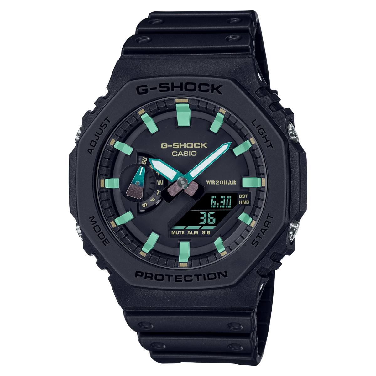 reloj G-Shock negro GA-2100RC-1A