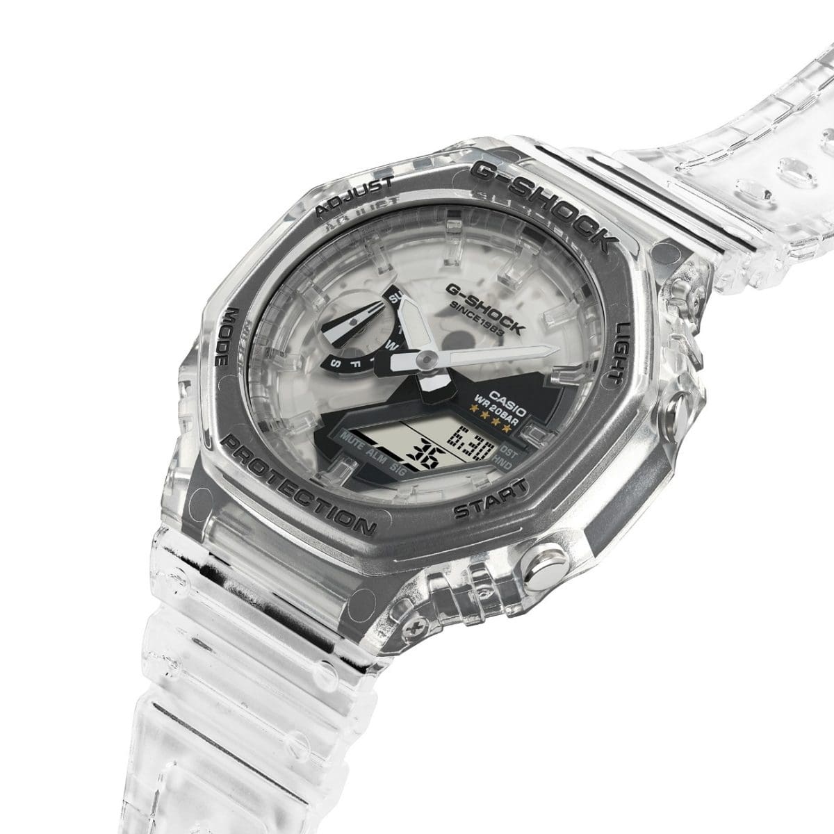 Reloj Casio G-Shock Clear Remix transparente  GA-2140RX-7A