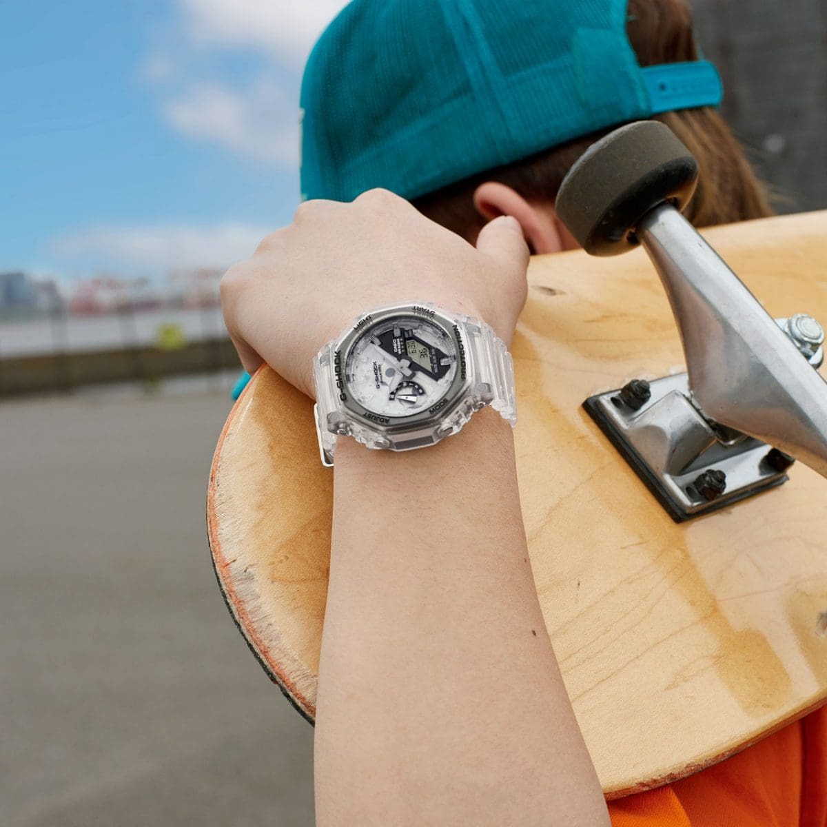 Reloj Casio G-Shock Clear Remix transparente  GA-2140RX-7A
