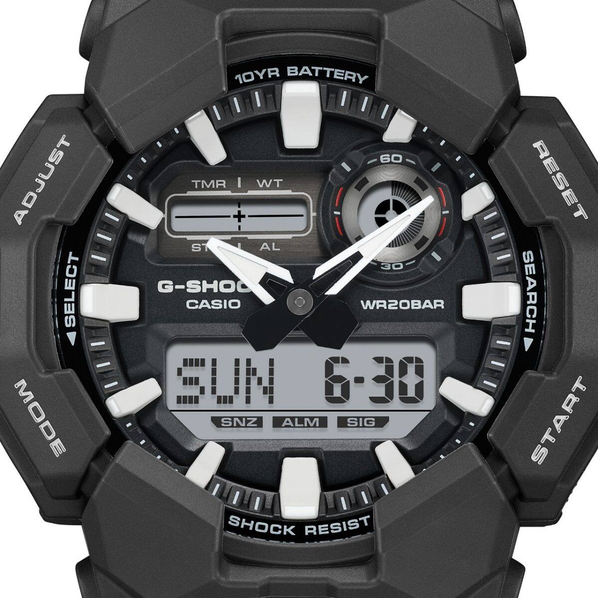 caratula del Reloj CASIO G-SHOCK New Rugged GA-010-1A