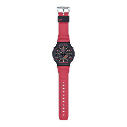 vista completa del Reloj G-SHOCK CASIO Charles Darwin Foundation GA-B2100CD-1A4 rojo