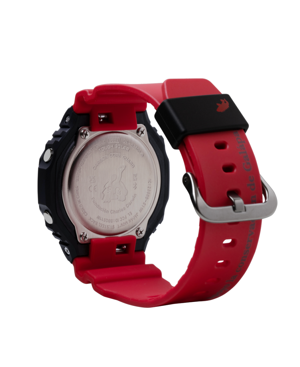 correas del Reloj G-SHOCK CASIO Charles Darwin Foundation GA-B2100CD-1A4 rojo