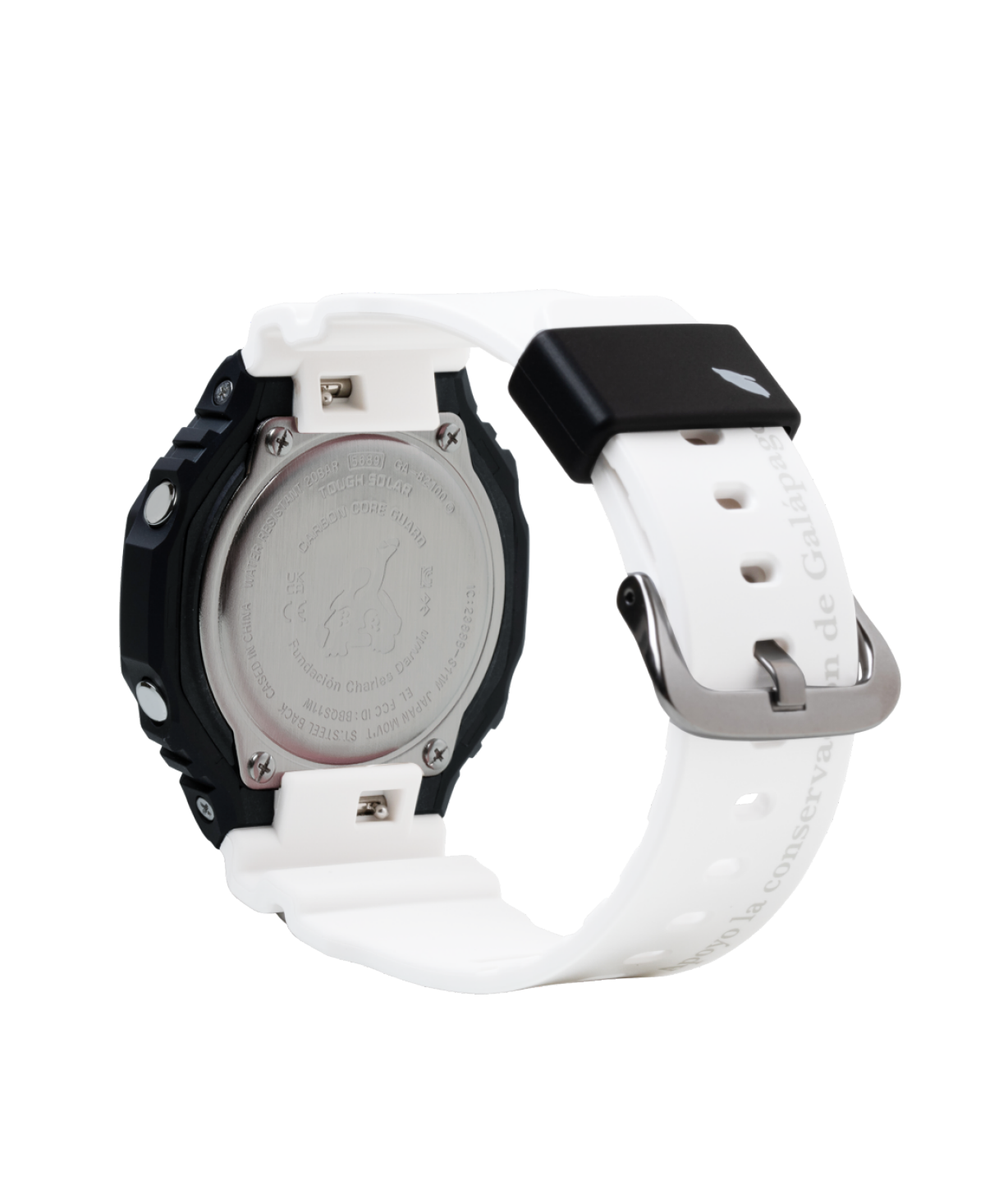 correa del Reloj G-SHOCK CASIO Charles Darwin Foundation GA-B2100CD-1A7 blanco