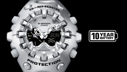 Reloj GA-V01-9A de larga duración con una batería de aproximadamente 10 años de vida útil