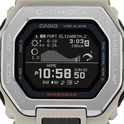 Reloj CASIO G-SHOCK GBX Natural Surf GBX-100-8A gris