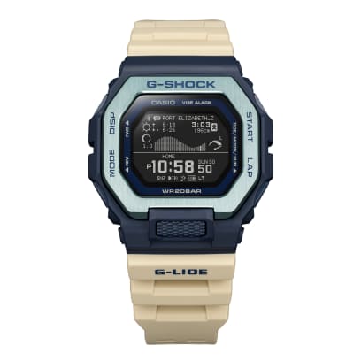 GBX-100TT-2, reloj CASIO G-LIDE GBX-100 azul, reloj azul,  GBX-100TT-2