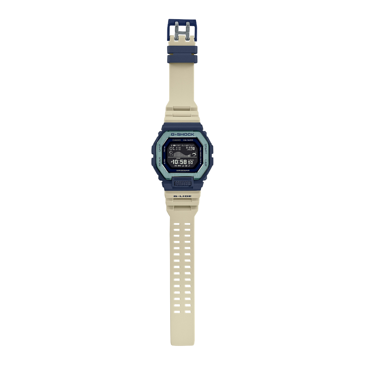 GBX-100TT-2, reloj CASIO G-LIDE GBX-100 azul, reloj azul,  GBX-100TT-2