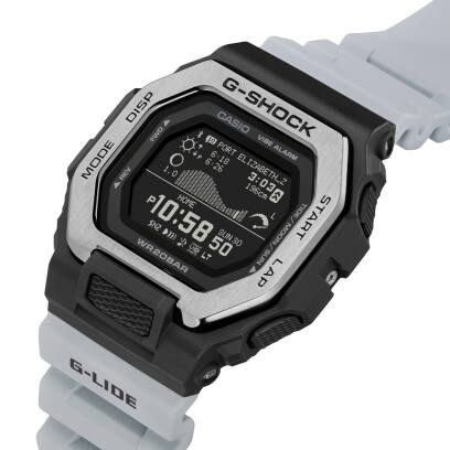GBX-100TT-8, reloj CASIO G-LIDE GBX-100 azul, reloj gris,  GBX-100TT-8