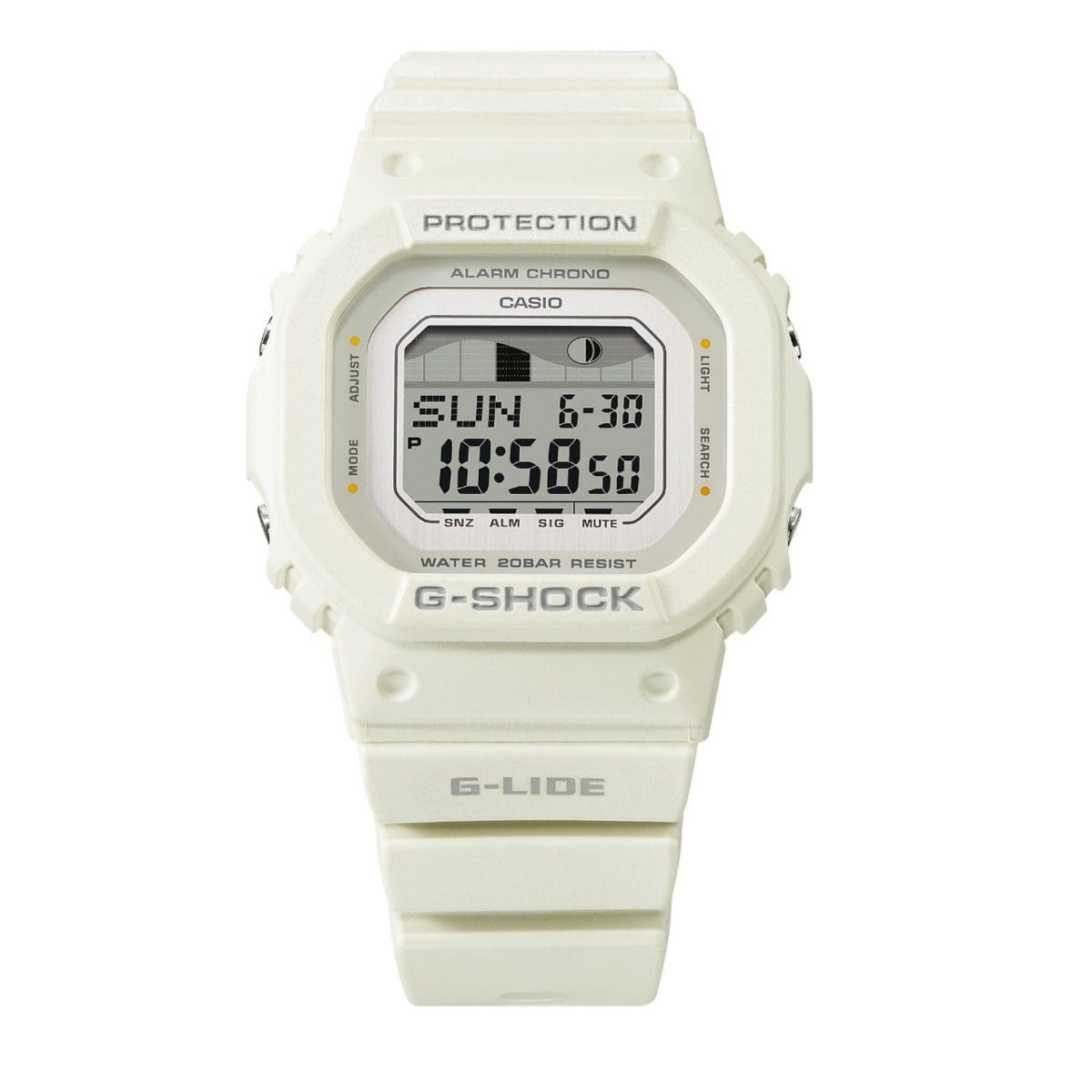 Reloj CASIO G-SHOCK Surfing with Nature GLX-S5600 blanco
