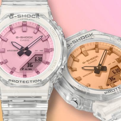 GMA-P2100SR-7A: color transparente para un look fresco y veraniego