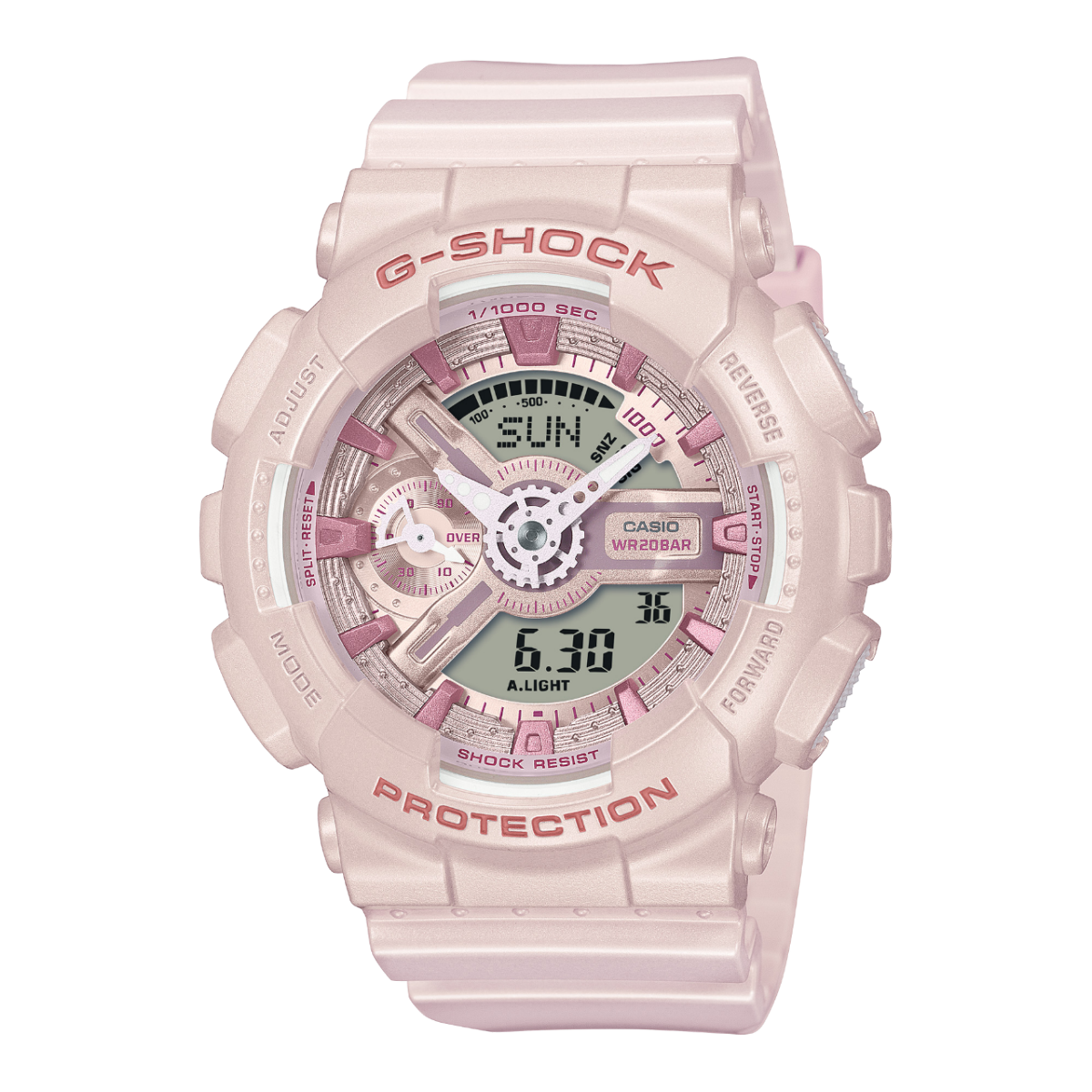 Reloj G-SHOCK CASIO Silky Tone Texture GMA-S110ST-4A rosa