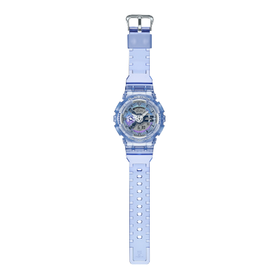 Reloj G-SHOCK VIRTUAL WORLD COLOR azul transparente GMA-S110VW-6A