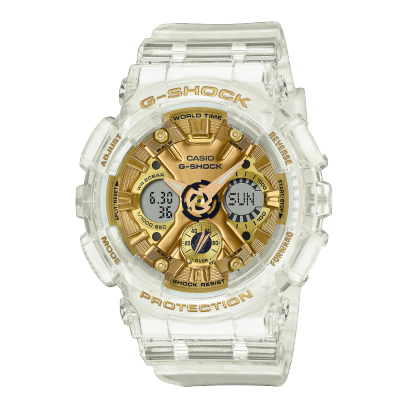 reloj Casio G-shock transparente mujer GMA-S120SG-7A