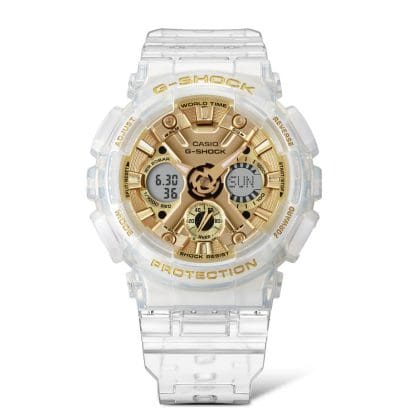 reloj Casio G-shock transparente mujer GMA-S120SG-7A