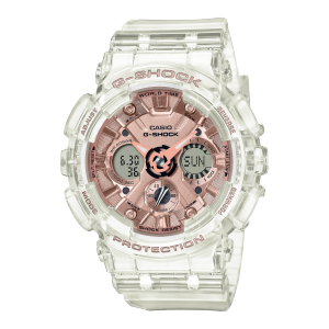 Reloj Casio G-Shock transparente mujer GMA-S120SR-7A