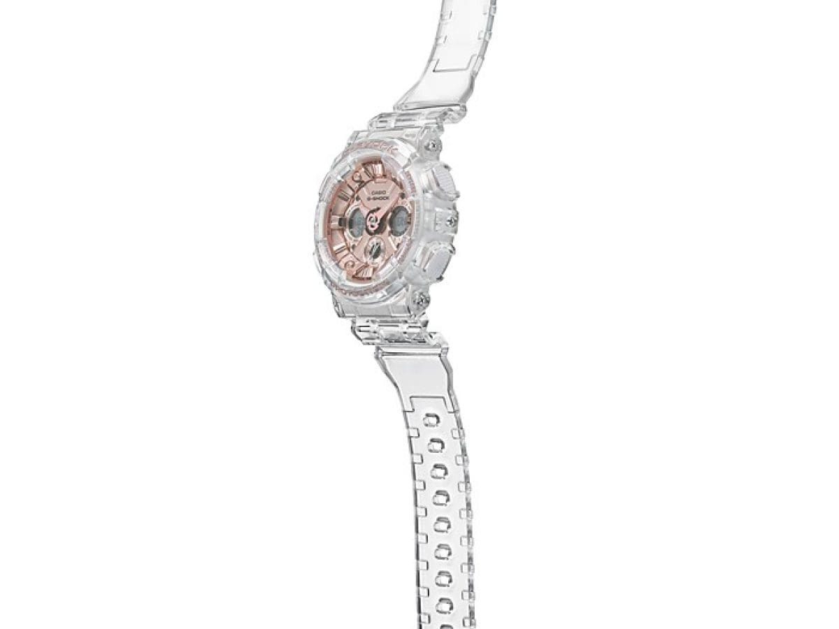 Reloj Casio G-Shock transparente mujer GMA-S120SR-7A