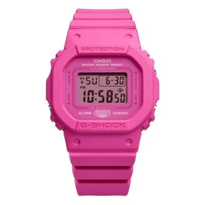 pantalla digital del Reloj CASIO G-Shock Pink Ribbon GMD-S5610PK-4CR rosa