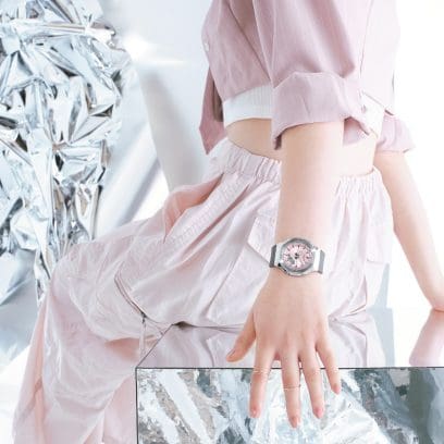 Reloj CASIO G-SHOCK Color metal dial GM-S2110-4ACR rosa para mujer