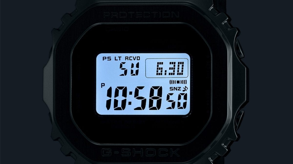 Luz LED G-SHOCK CASIO GMW-B5000D-1C