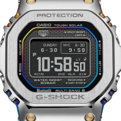 GMW-BZ5000RC-1 Fuente de la pantalla principal: Estándar, tipo A: Visualización de hora dual