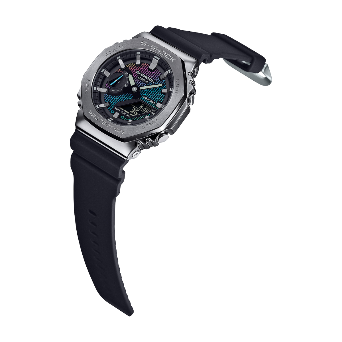 vista completa del Reloj CASIO G-SHOCK Rainbow Brick Wall GM-2100BRW-1ACR