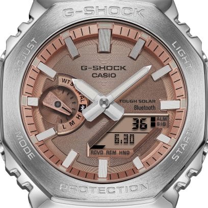 caratula del Reloj G-Shock CASIO Full metal GM-B2100AD-5ACR café