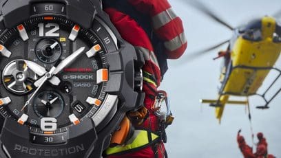 GR-B300EC-1A Colores de emergencia que acentúan una esfera negra
