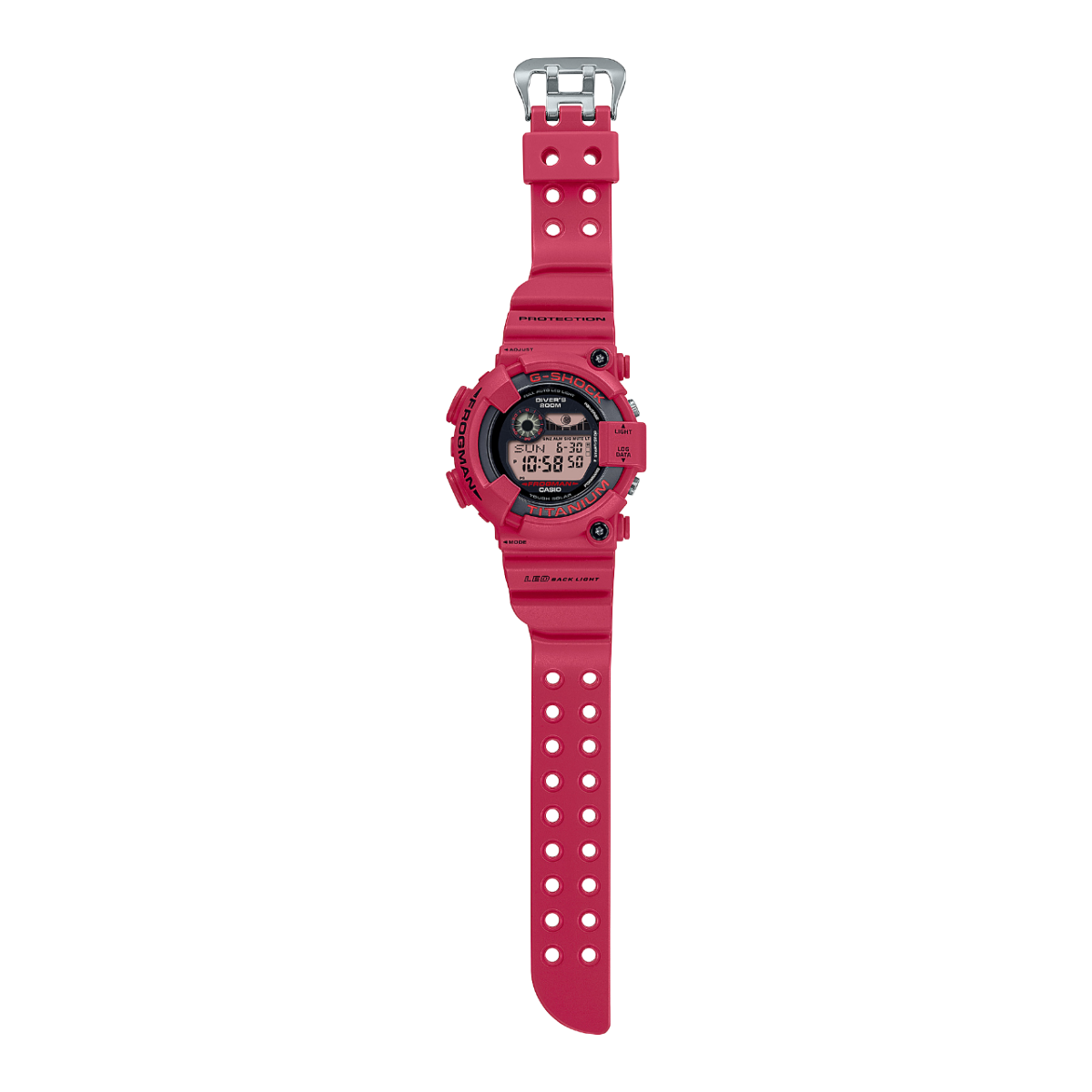 GW-8230NT-4, nuevo reloj Frogman CASIO, reloj rojo, GW-8230NT-4CR