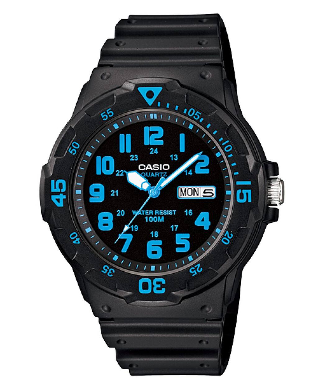 Casio MRW-200H-1B2VDF: Orologio Uomo Analogico, Economico E Sportivo Con Cinturino In Resina
