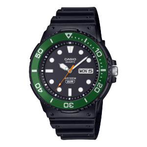 Reloj CASIO Marine Design MRW-230H-1E3V negro con verde