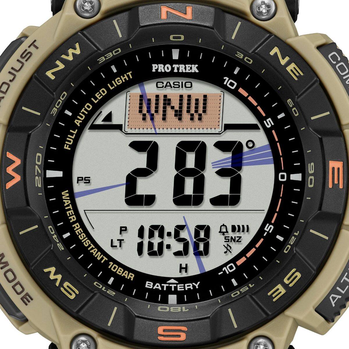 PRG-340SC-5 Visualización de la brújula digital