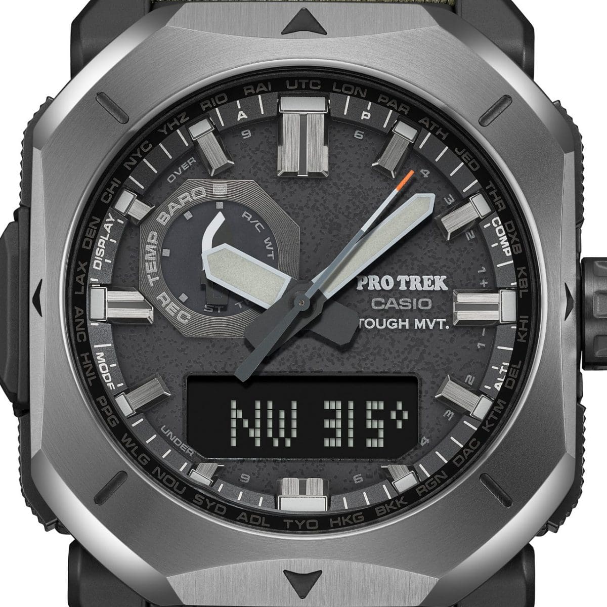 PRW-6900YB-3 Visualización de la brújula digital