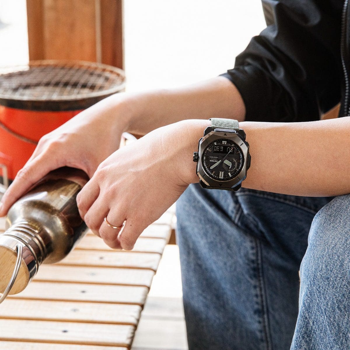 Reloj CASIO PRO TREK PRW-6900YB-3 verde olivo para hombre