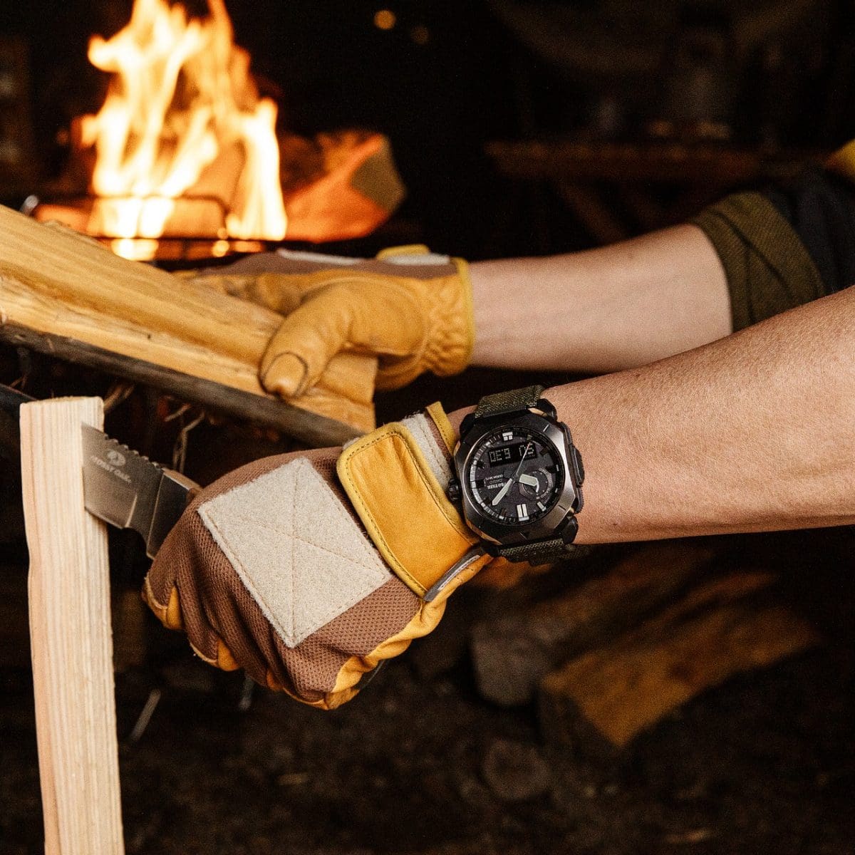 Reloj CASIO PRO TREK PRW-6900YB-3 verde olivo resistente