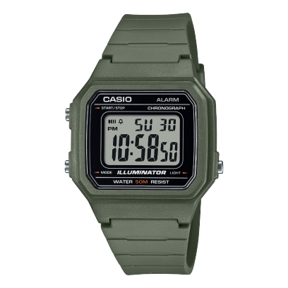 Reloj CASIO  Verde Oliva W-217H-3AV