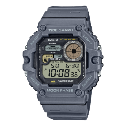 Reloj CASIO WS-1700H-8A TIDE X SQUARE gris