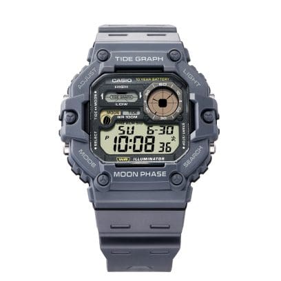 Reloj CASIO WS-1700H-8A TIDE X SQUARE gris