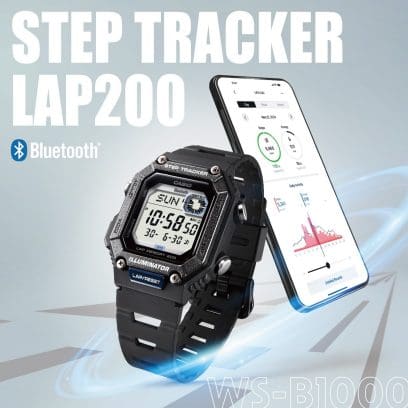 Reloj CASIO STEP TRACKER WS-B1000-1AVCF negro