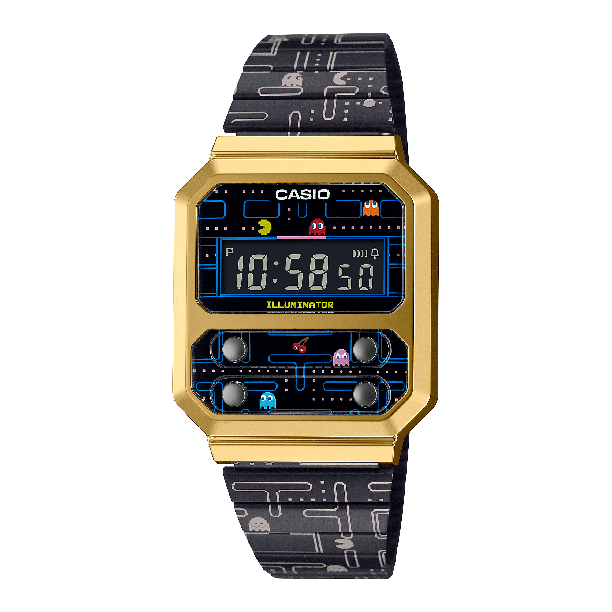 CASIO パックマンコラボ A100WEPC-1BJR ② A100WEPC-1B | CASIO MALAYSIA