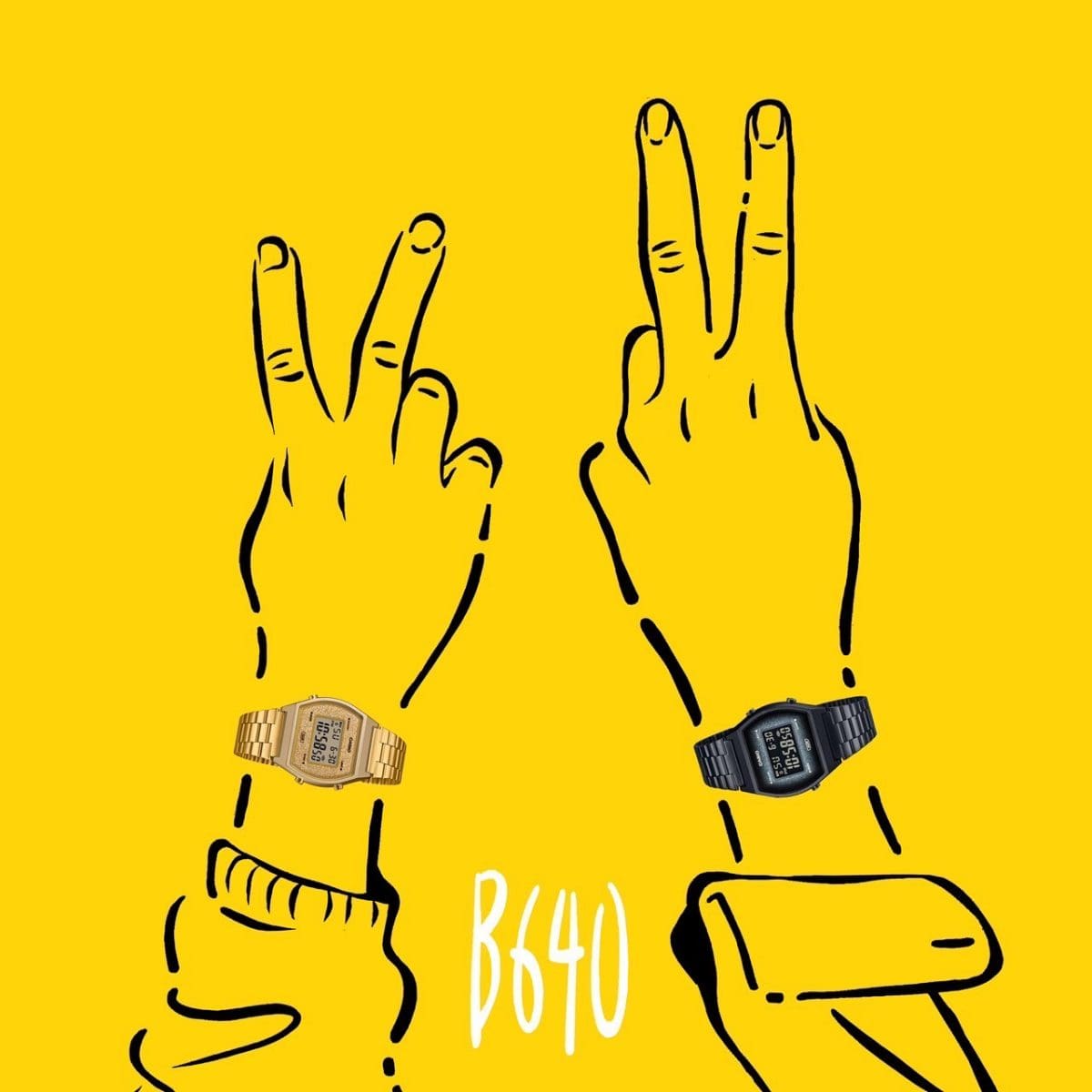 From left: B640WGG-9, B640WBG-1B