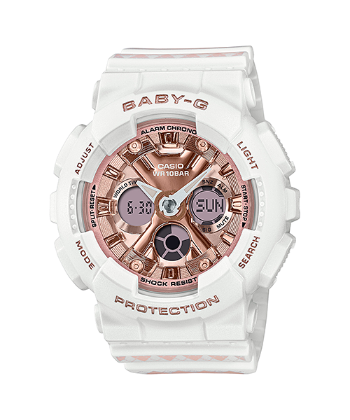 CASIO BABY-G BA-130-7A1JF ホワイト BA-130SP-7A | CASIO MALAYSIA