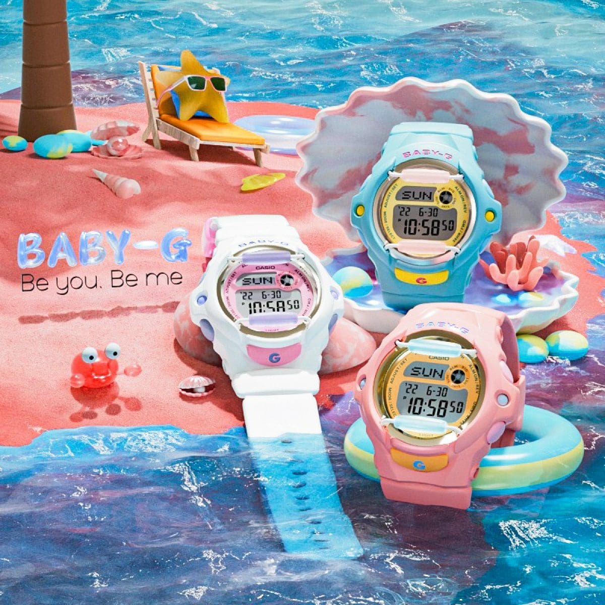 Clockwise from top: BG-169PB-2, BG-169PB-4, BG-169PB-7