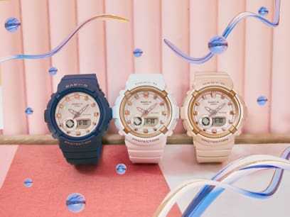 From left: BGA-280BA-2A, BGA-280BA-7A, BGA-280BA-4A