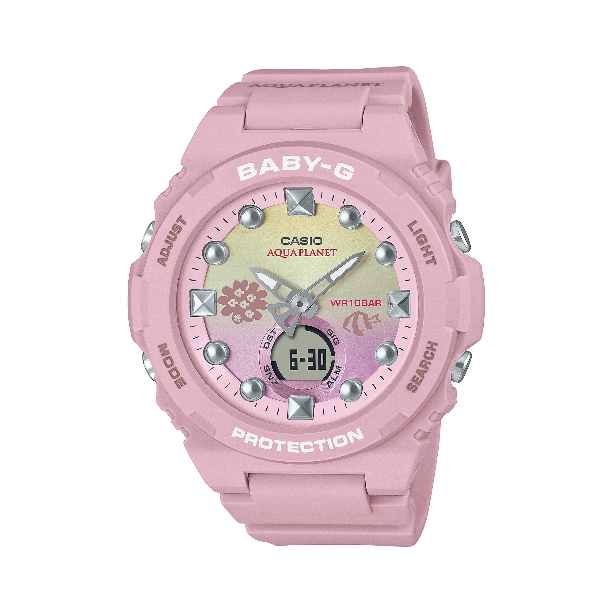 CASIO BABY-G アクアプラネット コラボモデル ピンク BGA-320AQ-4A.png