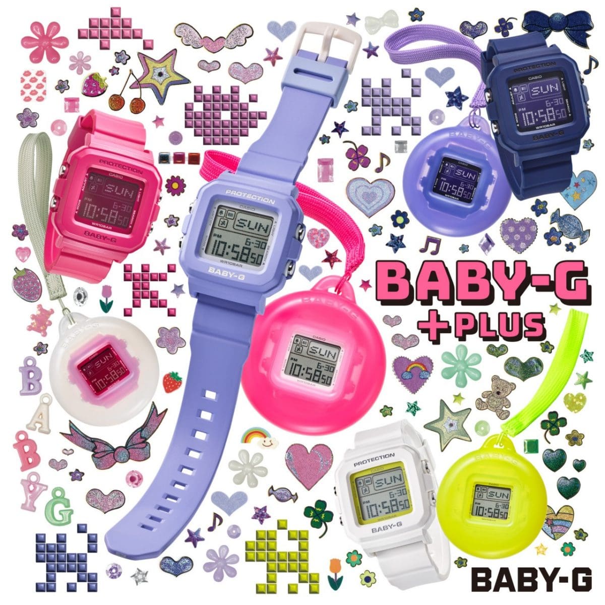 From left: BGD-10K-4, BGD-10K-6, BGD-10K-7, BGD-10K-2