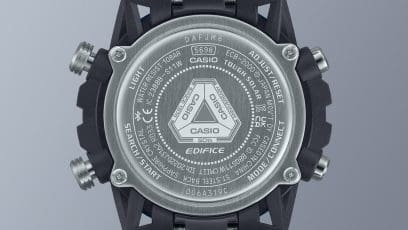 ECB-2000SS-2A  Case back engraved with 50th anniversary logo