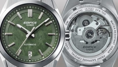 EFK-100D-3A Mechanical movement: Shown off with a see-through case back