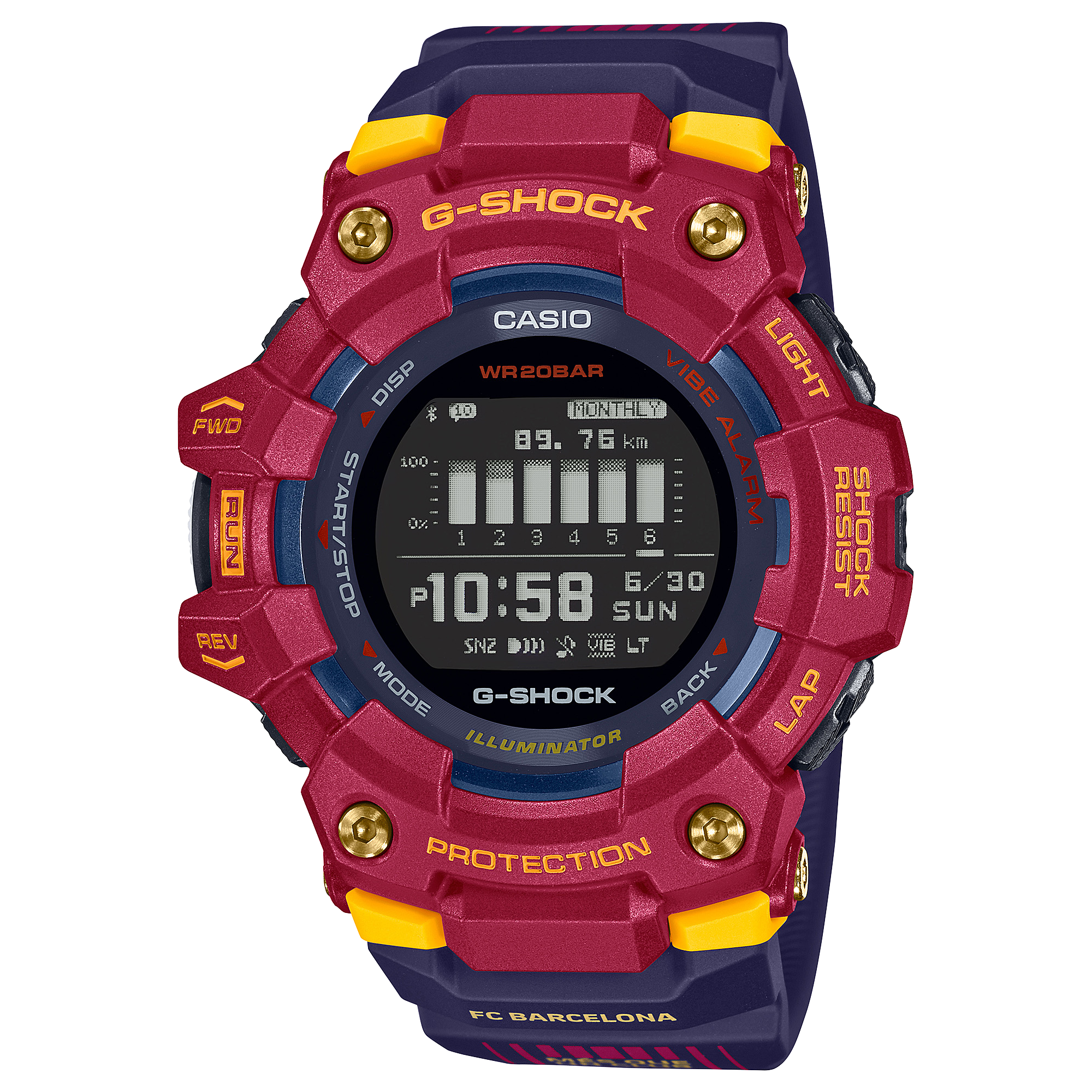 【*る様 CASIO G-SHOCK GBD-100BAR-4JR FCBarc GBD-100BAR-4 | CASIO MALAYSIA