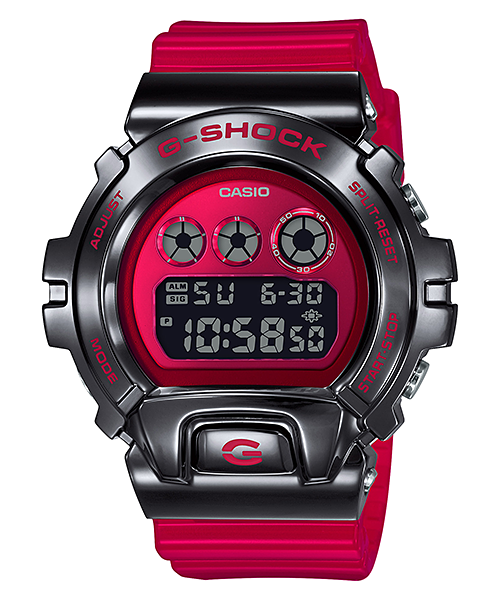 CASIO G-SHOCK メタルベゼル レッド　GM-6900B-4JF GM-6900B-4 | CASIO MALAYSIA